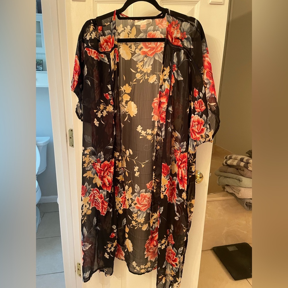 Floral kimono